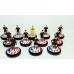 Subbuteo Andrew Table Soccer Atletico Madrid away kit 2012-13 on WSB Professional Bases